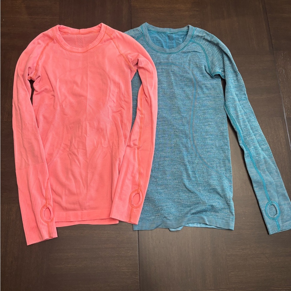 2 Swiftly Tech Long-Sleeve Shirt 2.0 Hip Length bundle